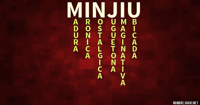 Acróstico minjiu