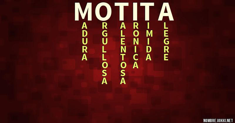 Acróstico motita