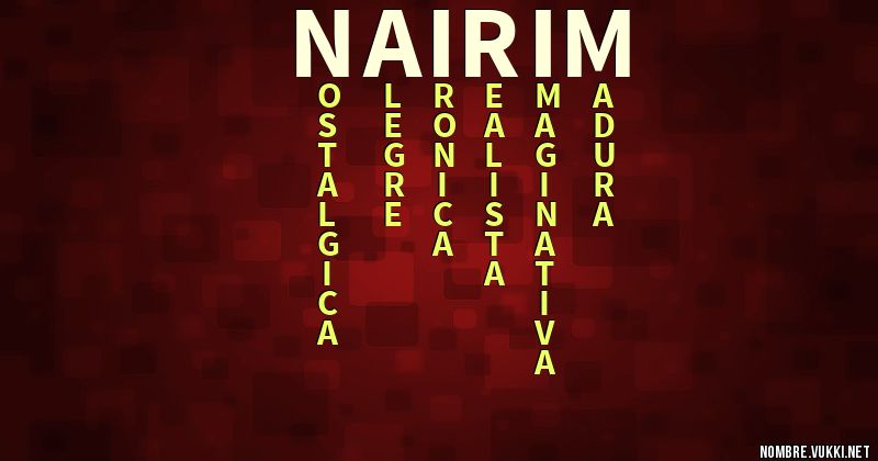 Acróstico nairim