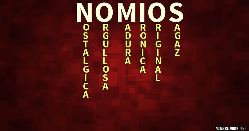 Acróstico nomios