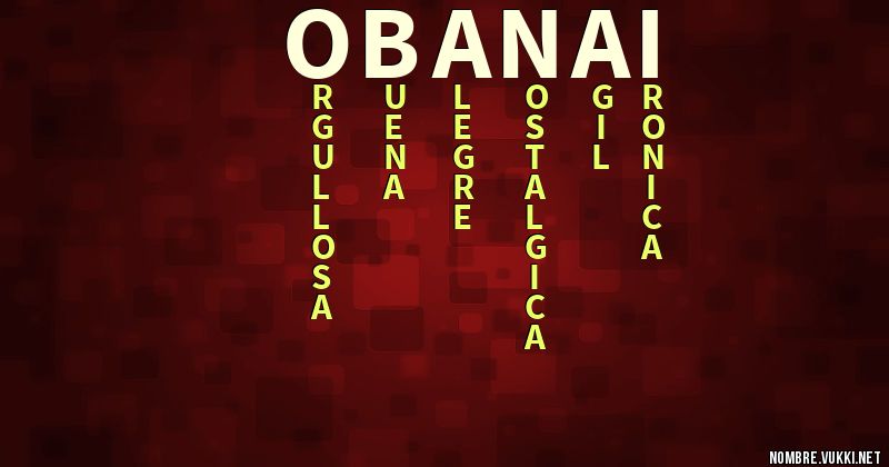 Acróstico obanai
