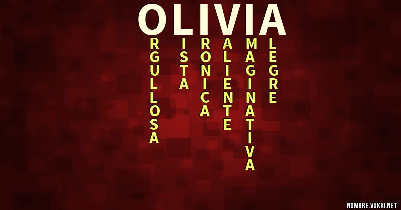 Acróstico olivia