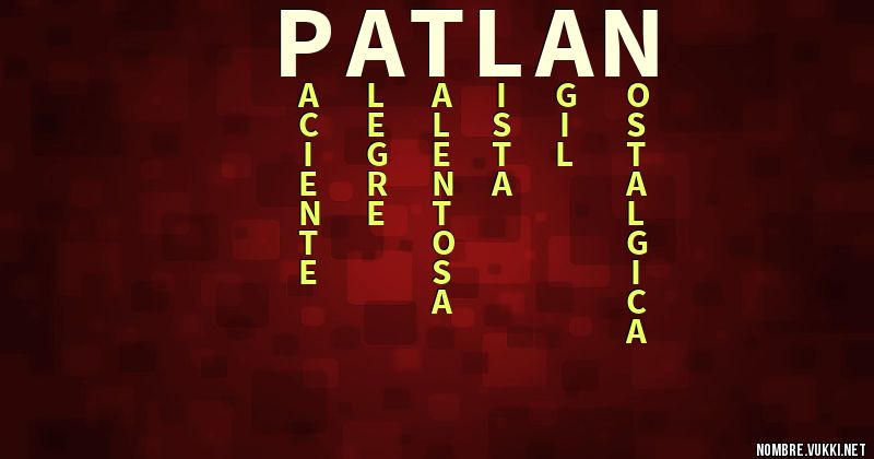 Acróstico patlan