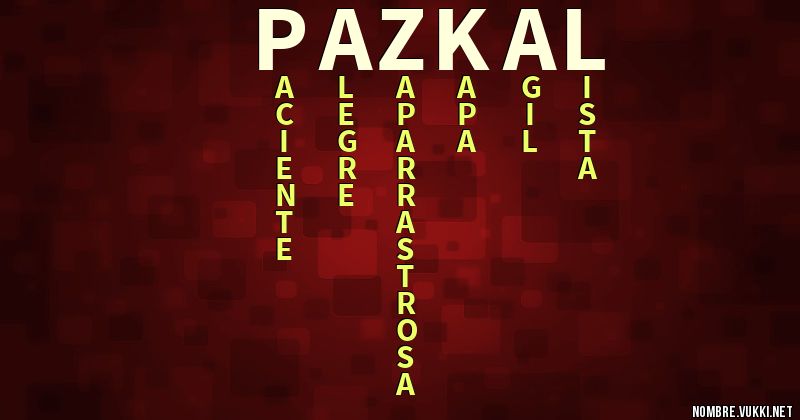 Acróstico pazkal