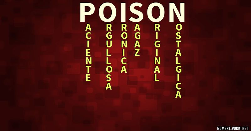 Acróstico poison