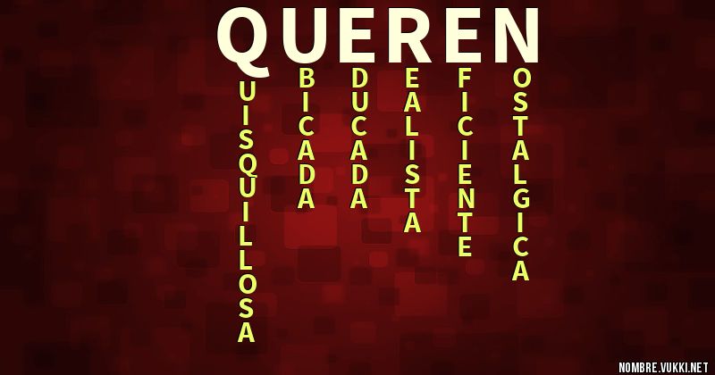 Acróstico queren