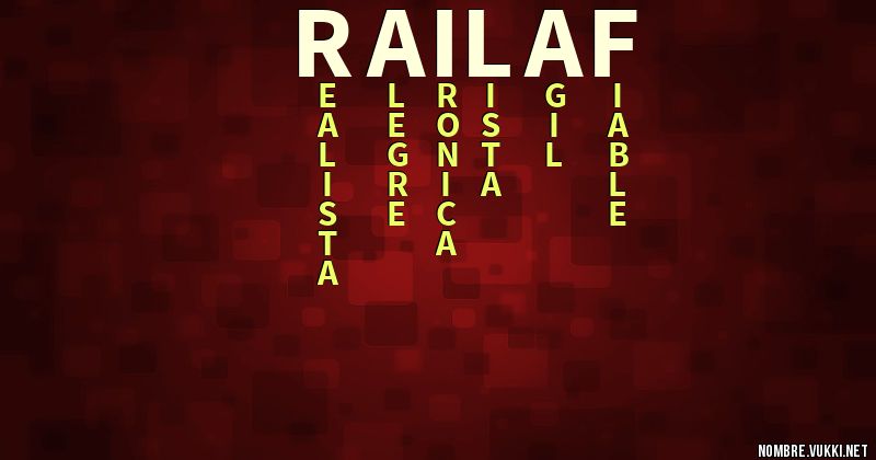 Acróstico railaf
