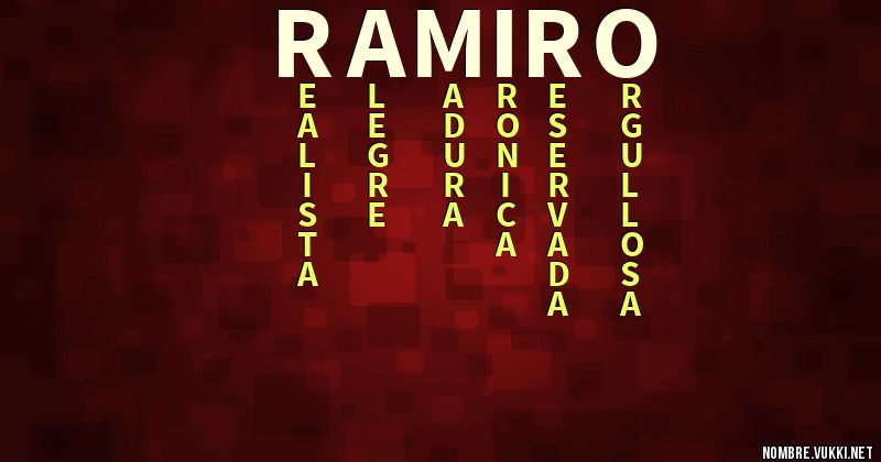Acróstico ramiro