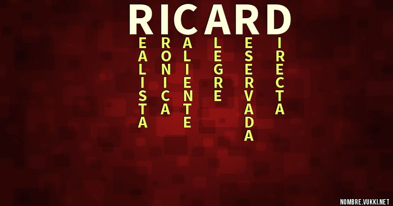 Acróstico ricard