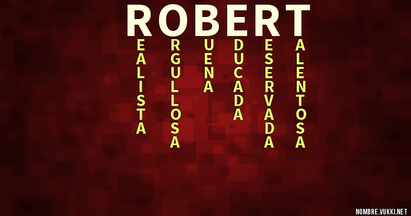 Acróstico robert