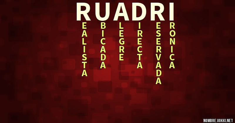 Acróstico ruadri