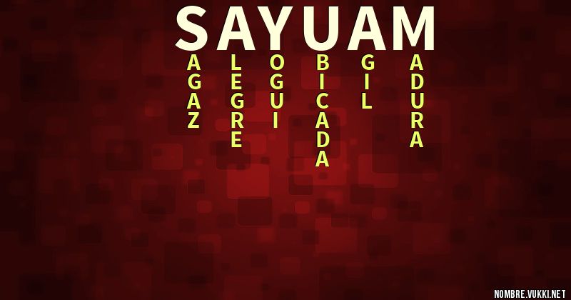 Acróstico sayuam