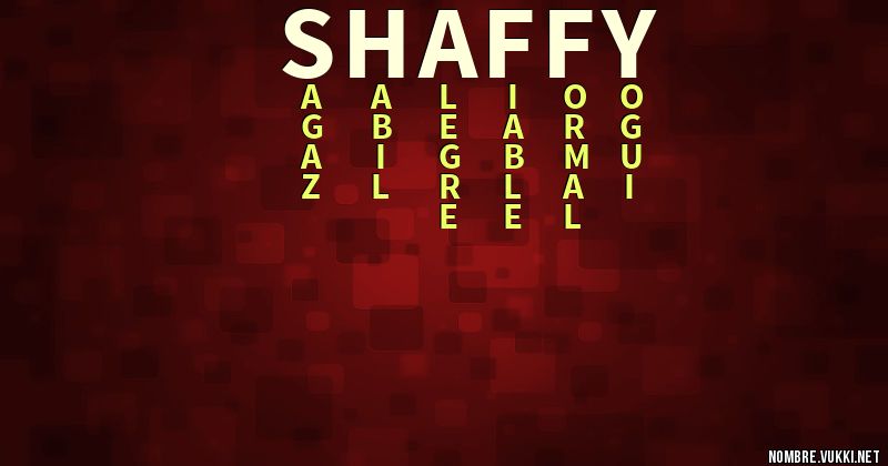 Acróstico shaffy