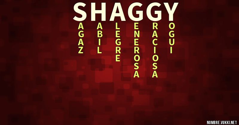 Acróstico shaggy