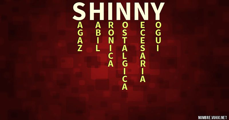 Acróstico shinny