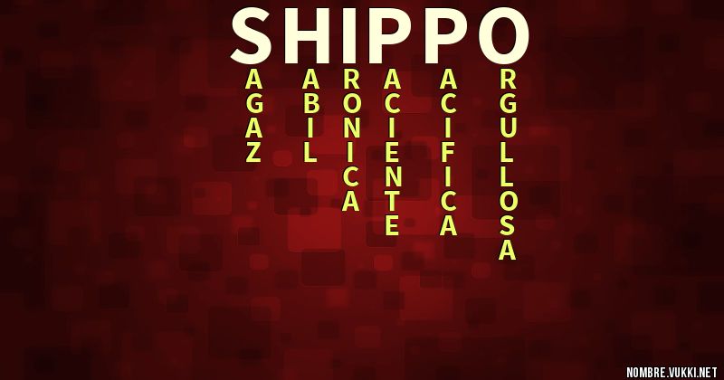Acróstico shippo