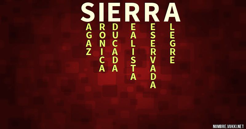 Acróstico sierra