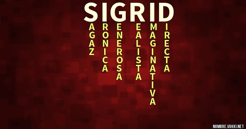 Acróstico sigrid