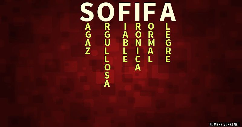 Acróstico sofifa