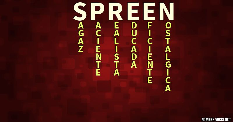 Acróstico spreen