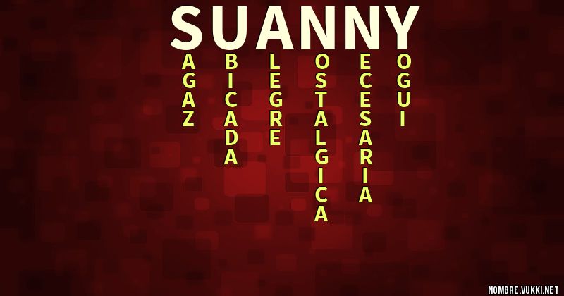 Acróstico suanny