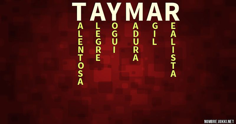 Acróstico taymar