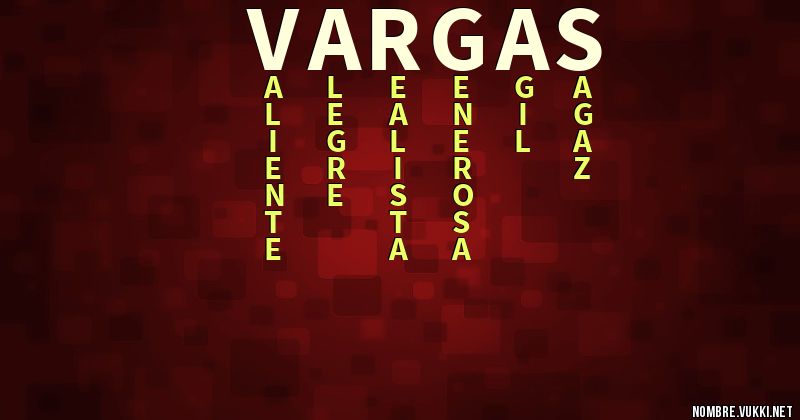 Acróstico vargas