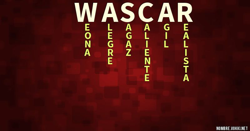 Acróstico wascar