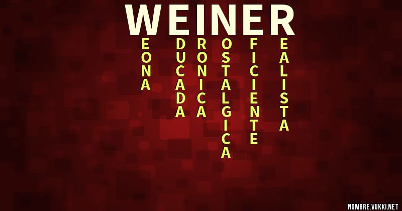 Acróstico weiner
