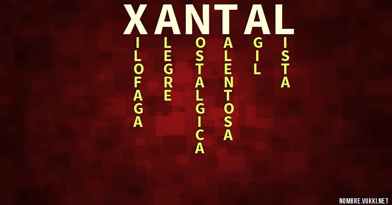 Acróstico xantal