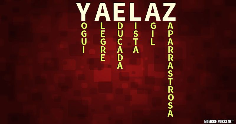 Acróstico yaelaz