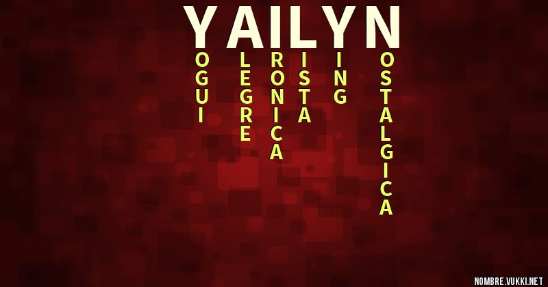 Acróstico yailyn