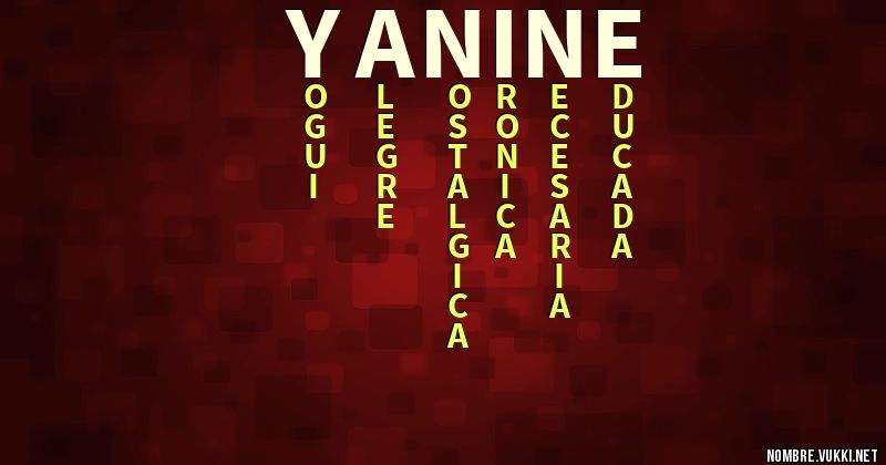 Acróstico yanine