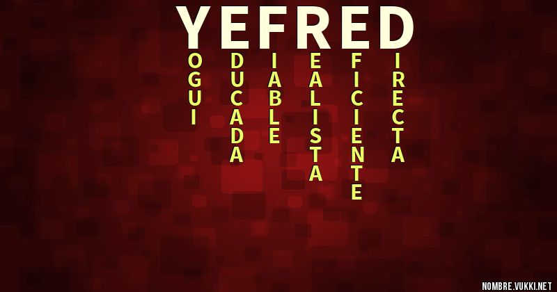 Acróstico yefred