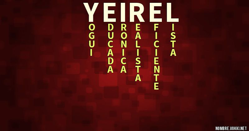 Acróstico yeirel