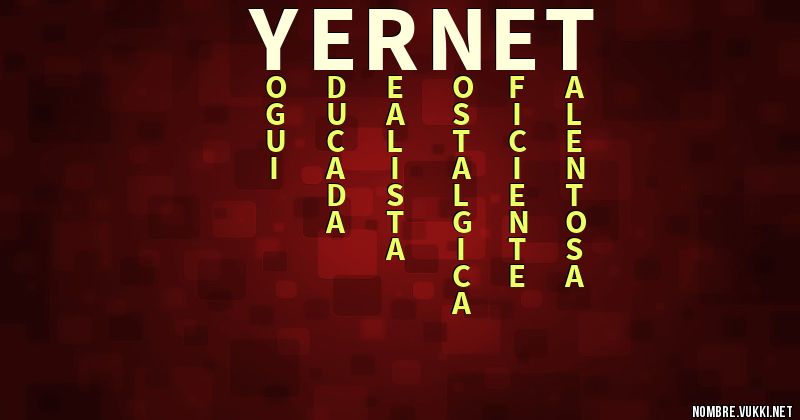 Acróstico yernet