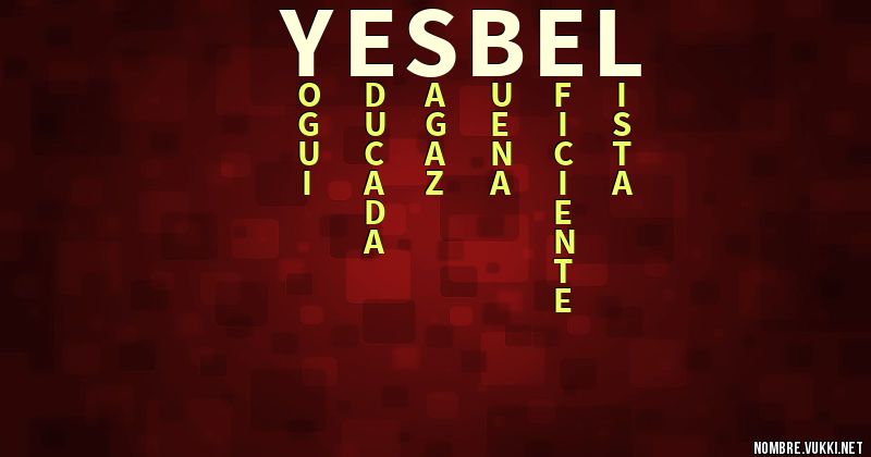 Acróstico yesbel