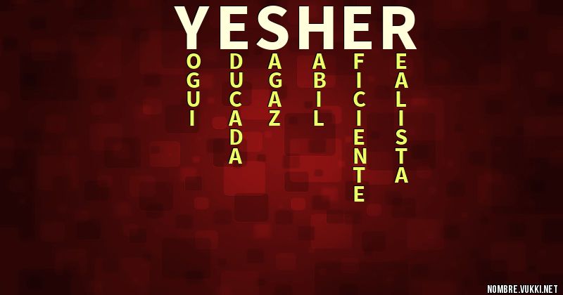 Acróstico yesher