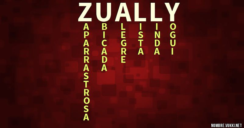 Acróstico zually