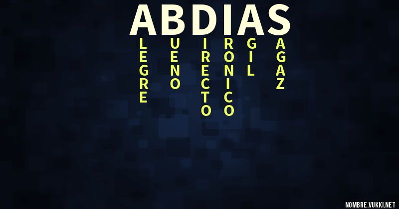 Acróstico abdias