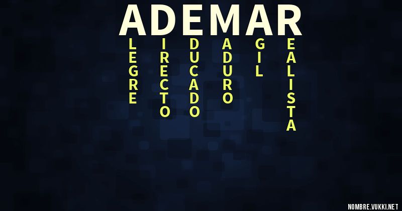 Acróstico ademar