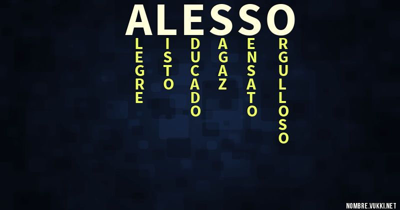 Acróstico alesso