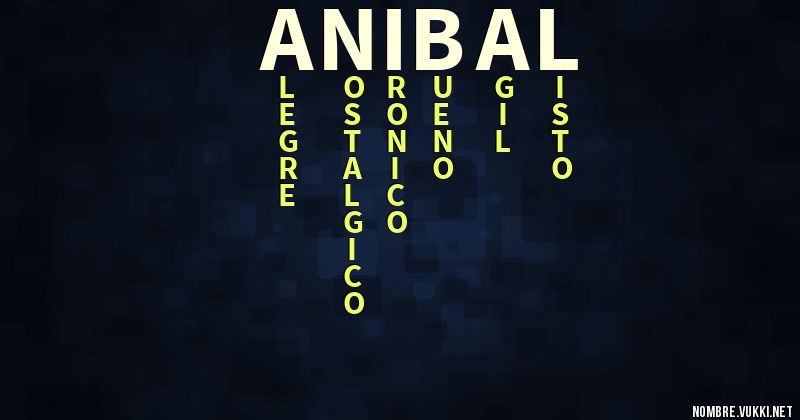 Acróstico anÍbal