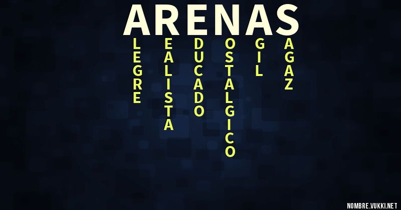 Acróstico arenas