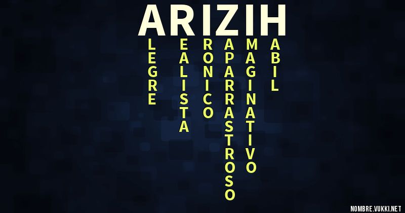 Acróstico arizih