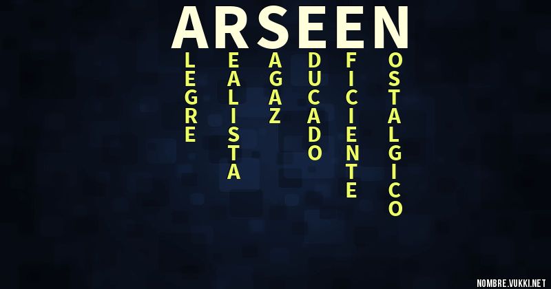 Acróstico arseen