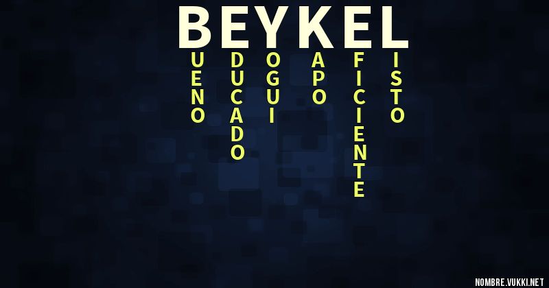 Acróstico beykel