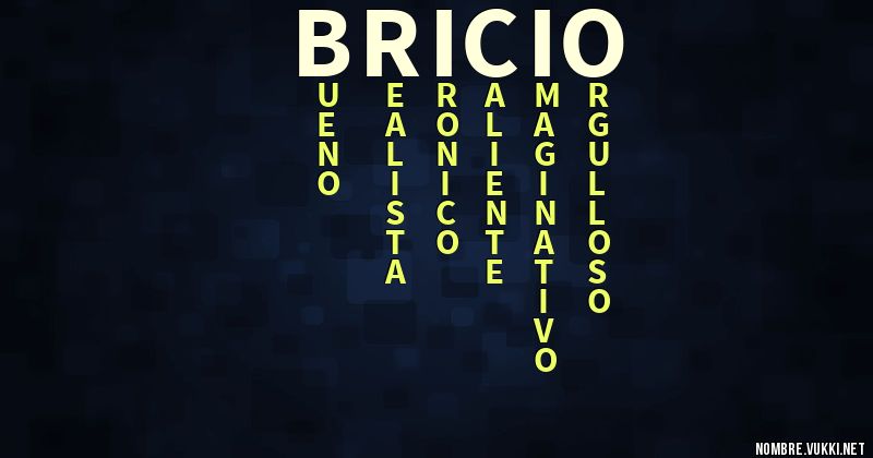 Acróstico bricio