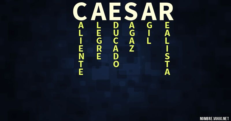 Acróstico caesar