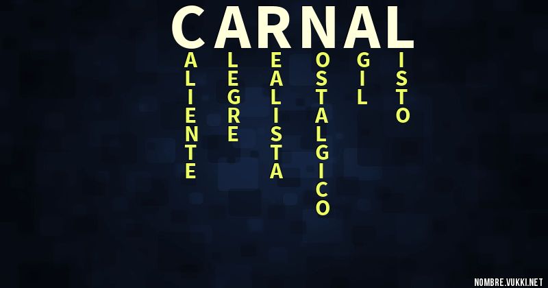 Acróstico carnal